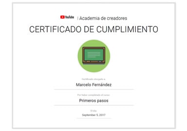 Certificación YouTube Fundamentals