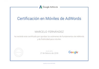 Certificación Google AdWords Movil