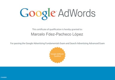 Certificación Google AdWords