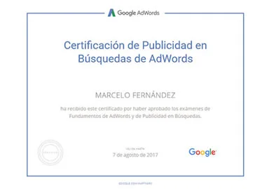 Certificación Google AdWords