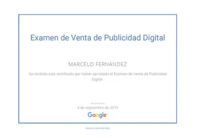 Certificación Publicidad Digital