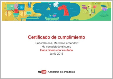 Certificación YouTube Publicidad (Old)